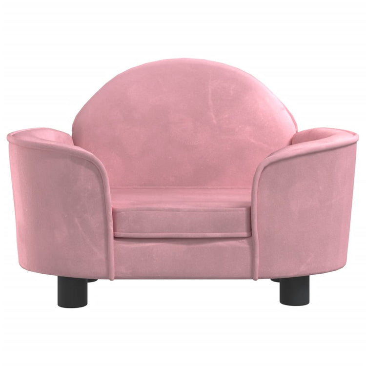 Vidaxl Dog Basket 66x40x45 cm en velours rose