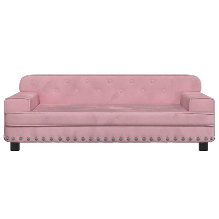 Vidaxl Dog Basket 90x53x30 cm en velours rose
