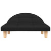 Vidaxl Dog Basket 70x52x30 cm tissu noir