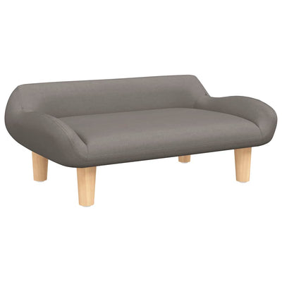 Vidaxl Dog Basket 70x40x24 cm tissu taupe