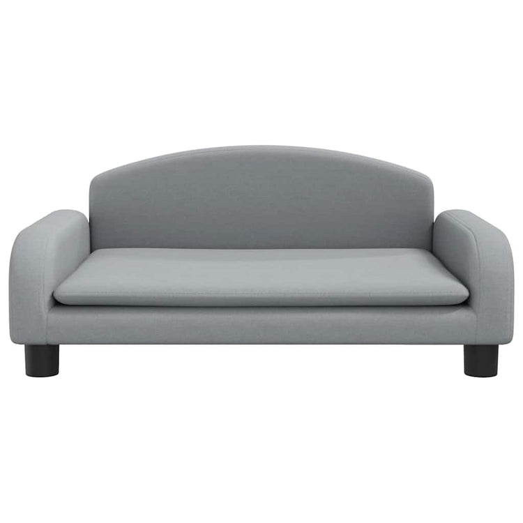 Vidaxl Dog Basket 70x45x30 cm tissu gris clair
