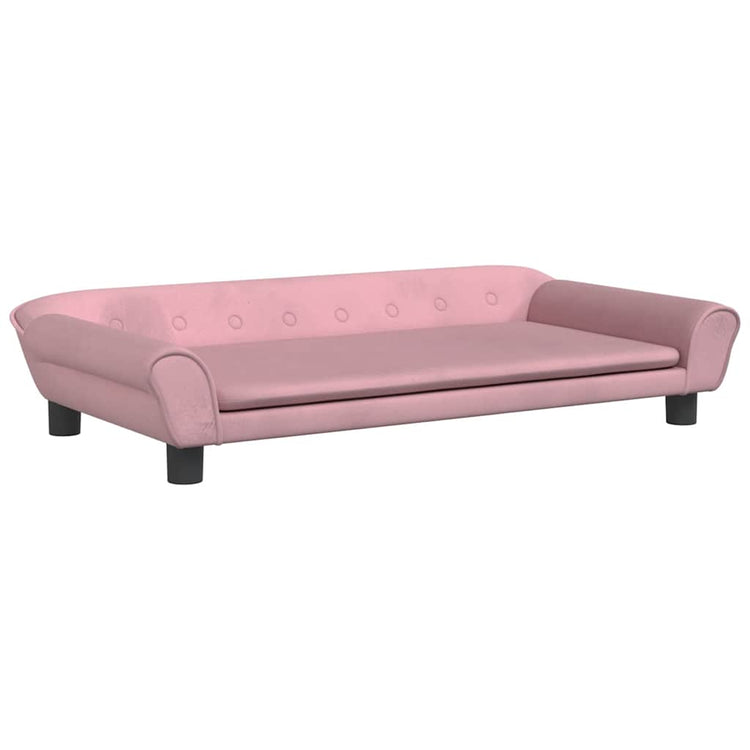 Vidaxl Dog Basket 100x50x21 cm en velours rose