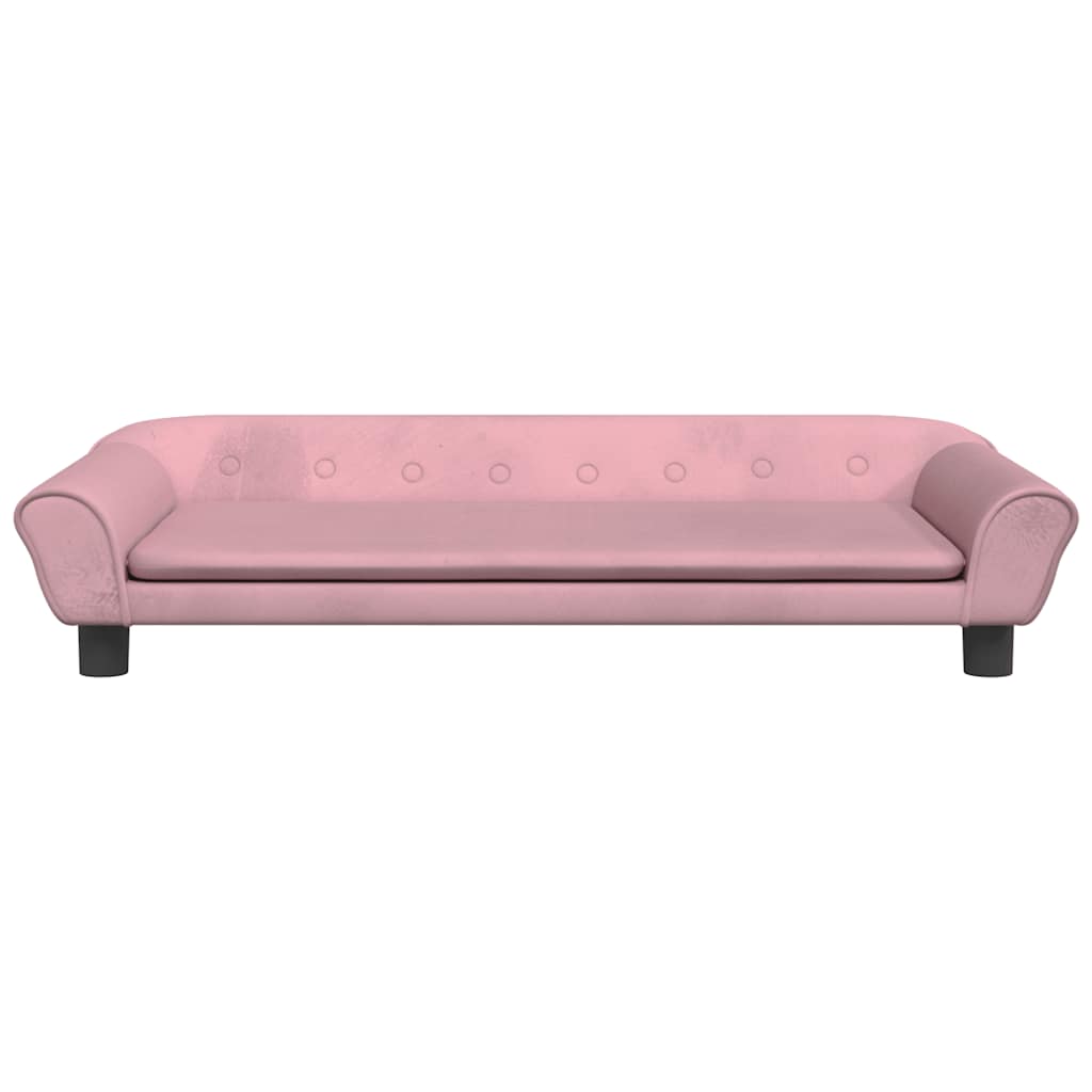 Vidaxl Dog Basket 100x50x21 cm en velours rose