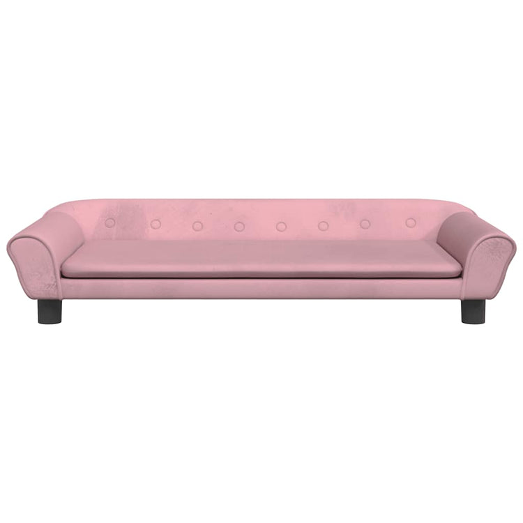 Vidaxl Dog Basket 100x50x21 cm en velours rose