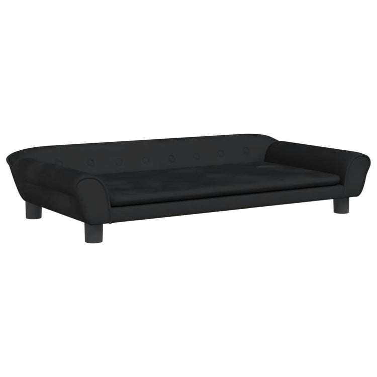 Vidaxl Dog Basket 100x50x21 cm Velvet noir