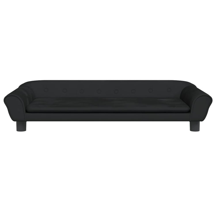 Vidaxl Dog Basket 100x50x21 cm Velvet noir