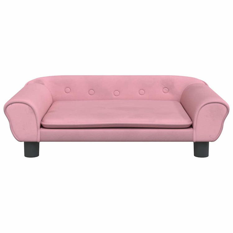Vidaxl Dog Basket 70x48x22 cm en velours rose