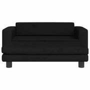 Panier de chien vidaxl avec extension 100x50x30 cm en velours noir - afbeelding 3