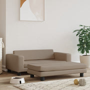 Vidaxl Dog Panier avec extension 100x50x30 cm Cappuccino en cuir artificiel - afbeelding 1