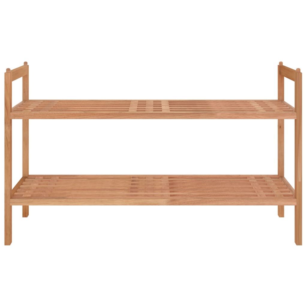 Rack à chaussures Vidaxl 69x27x41 cm Bois de noyer massif