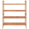 Racks de chaussures Vidaxl 2 PCS 69x27x41 cm Bois de noyer massif