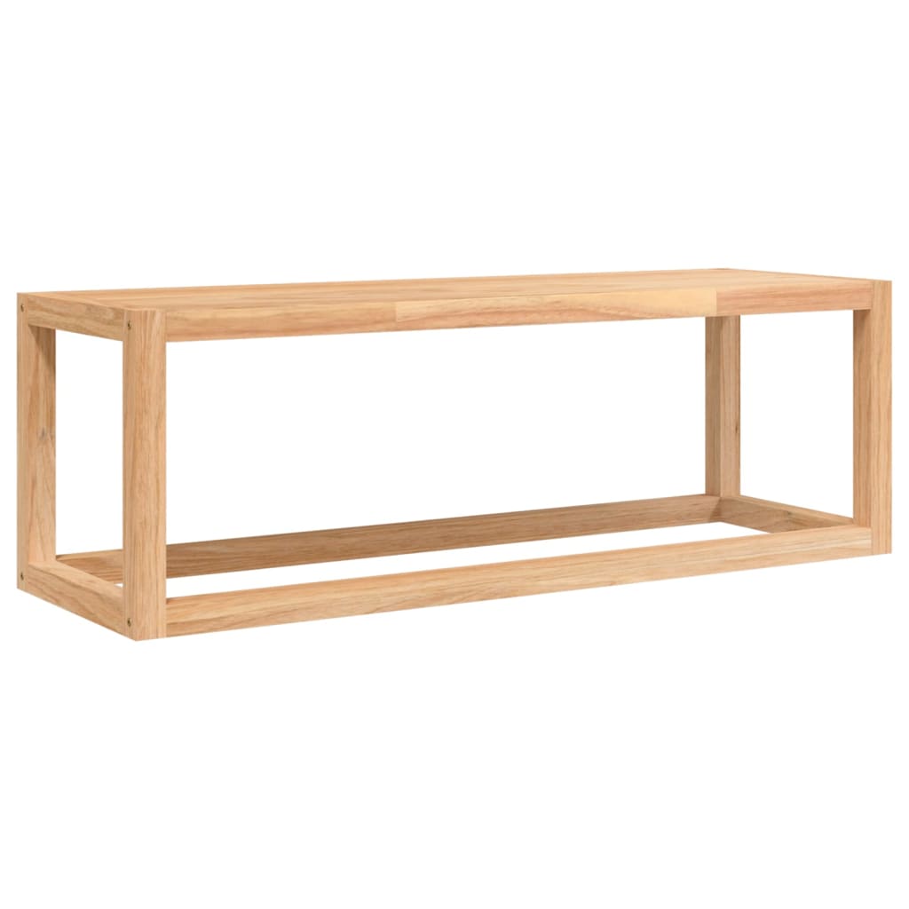 Rack de serviettes Vidaxl 60x20x20 cm en bois de noyer massif
