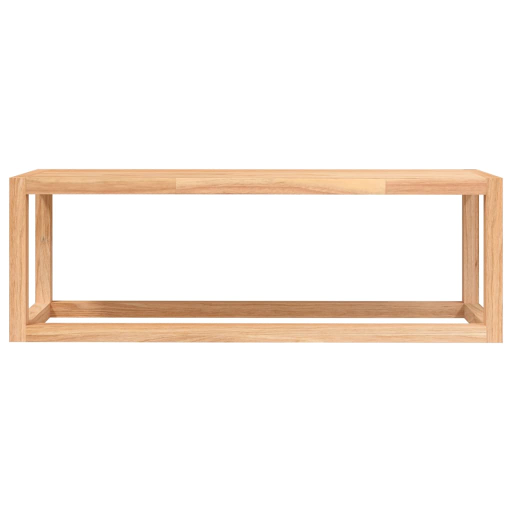 Rack de serviettes Vidaxl 60x20x20 cm en bois de noyer massif