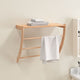 Rack de serviette Vidaxl 60x25.5x49 cm en bois de noyer massif