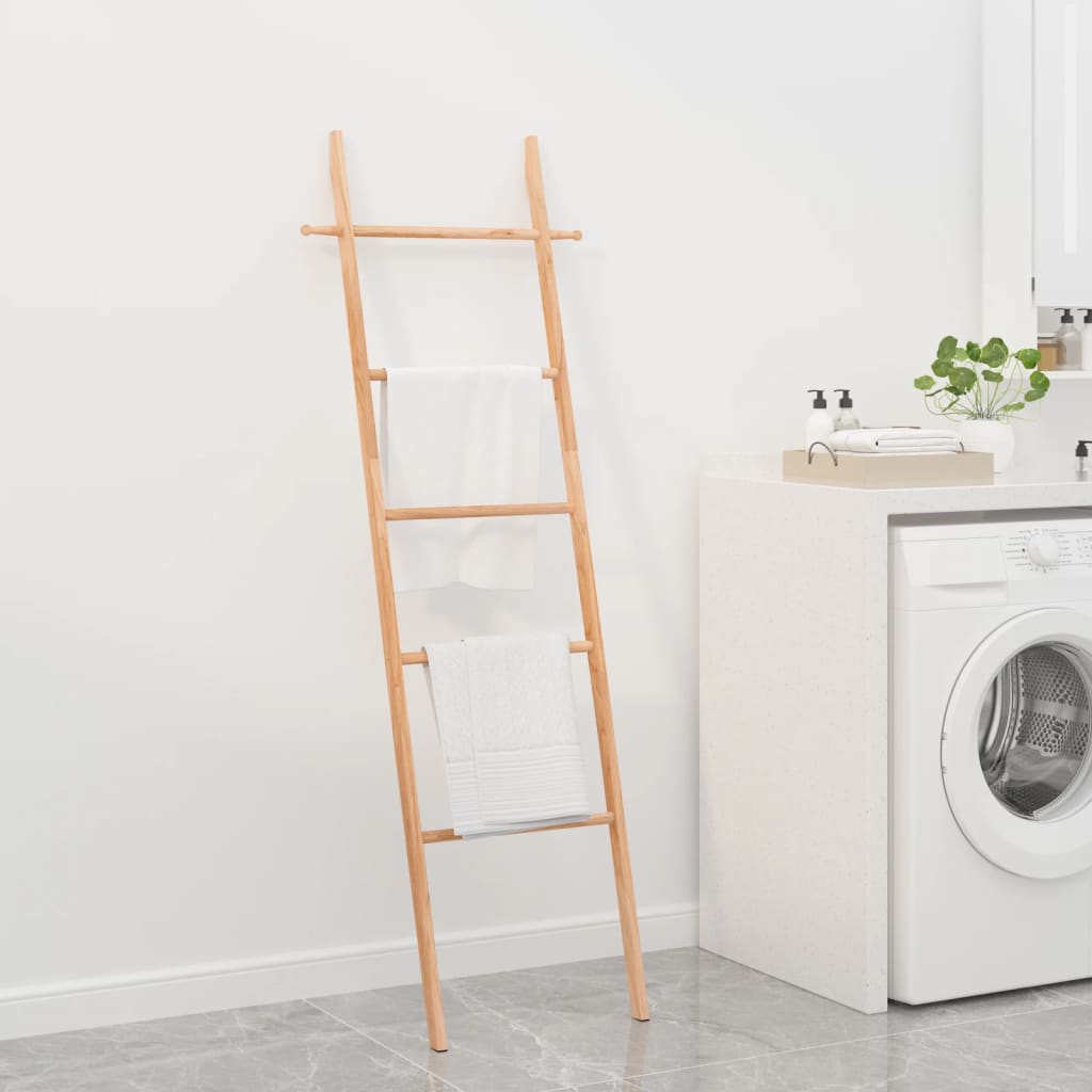 Échelle de serviette Vidaxl 170 cm en bois de noyer massif