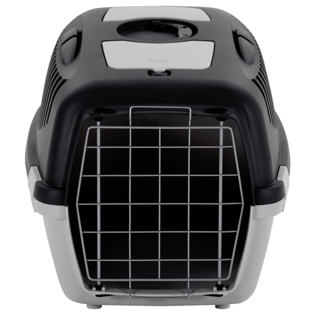 Vidaxl Voyage Basket 61x40x38 cm en polypropène gris et noir