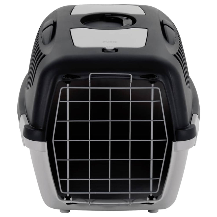 Vidaxl Voyage Basket 61x40x38 cm en polypropène gris et noir