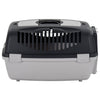 Vidaxl Voyage Basket 61x40x38 cm en polypropène gris et noir