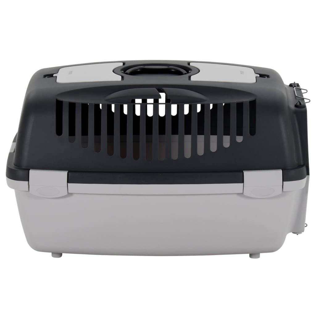 Vidaxl Voyage Basket 61x40x38 cm en polypropène gris et noir