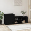 Armoire à chaussures Vidaxl 130x35x54 cm Bois de bois de propriété