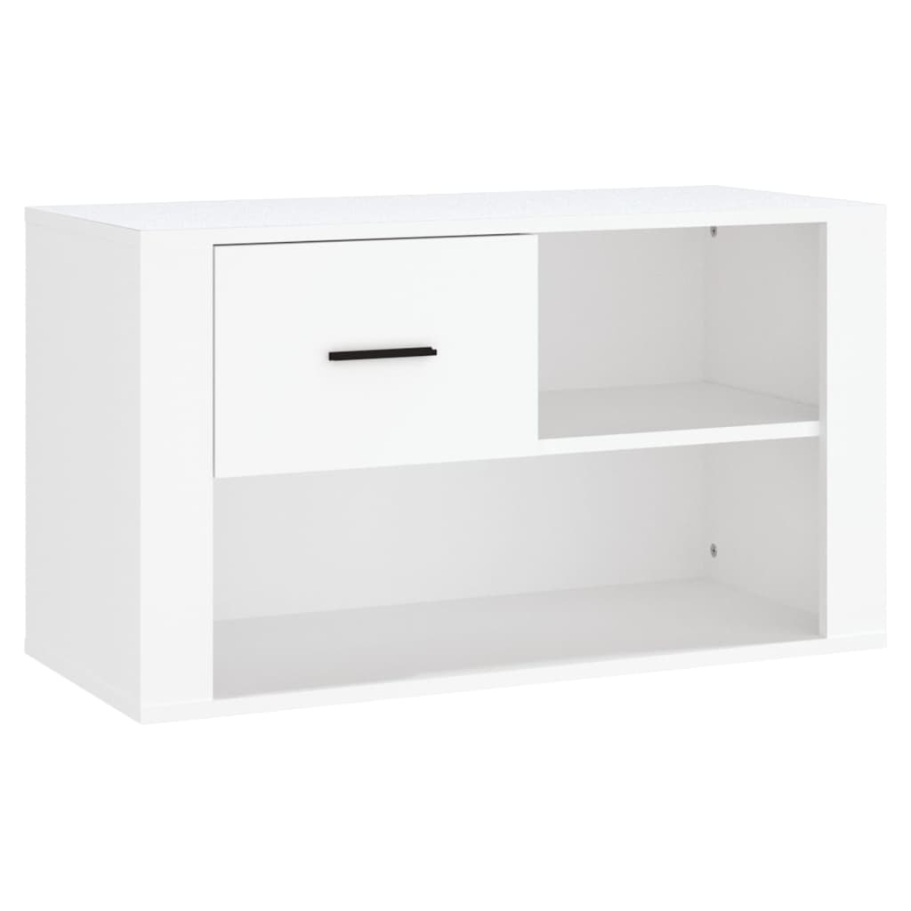 Armoire à chaussures Vidaxl 80x35x45 cm Bois de bois de propriété