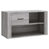 Armoire à chaussures vidaxl 80x35x45 cm en bois de bois de gris sonoma