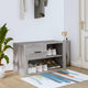 Armoire à chaussures vidaxl 80x35x45 cm en bois de bois de gris sonoma