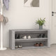 Rack à chaussures Vidaxl 100x35x45 cm en bois coupé gris sonoma chêne couleur