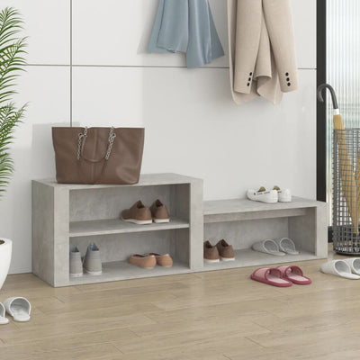 Armoire à chaussures Vidaxl 150x35x45 cm Prix en béton en bois édité