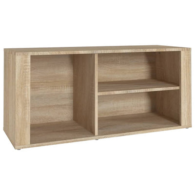 Armoire à chaussures vidaxl 100x35x45 cm en bois de bois de chêne sonoma coloré