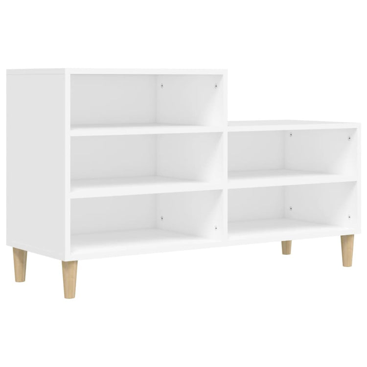 Armoire à chaussures Vidaxl 102x36x60 cm Bois de bois de propriété