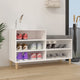 Armoire à chaussures Vidaxl 102x36x60 cm Bois de bois de propriété