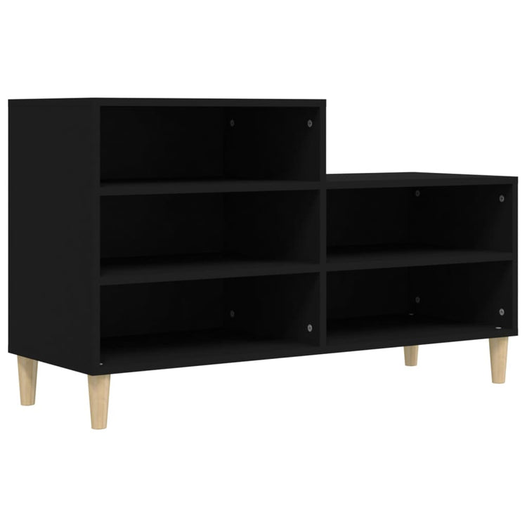 Armoire à chaussures Vidaxl 102x36x60 cm Bois de bois de propriété