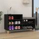 Armoire à chaussures Vidaxl 102x36x60 cm Bois de bois de propriété