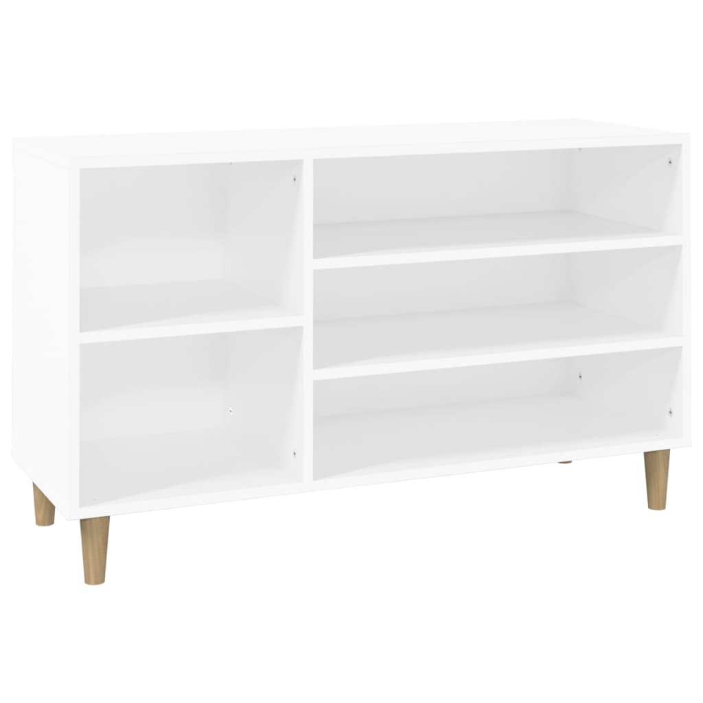 Armoire à chaussures Vidaxl 102x36x60 cm Bois de bois de propriété