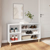 Armoire à chaussures Vidaxl 102x36x60 cm Bois de bois de propriété