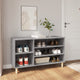Armoire à chaussures Vidaxl 102x36x60 cm en bois de bois de sonoma gris