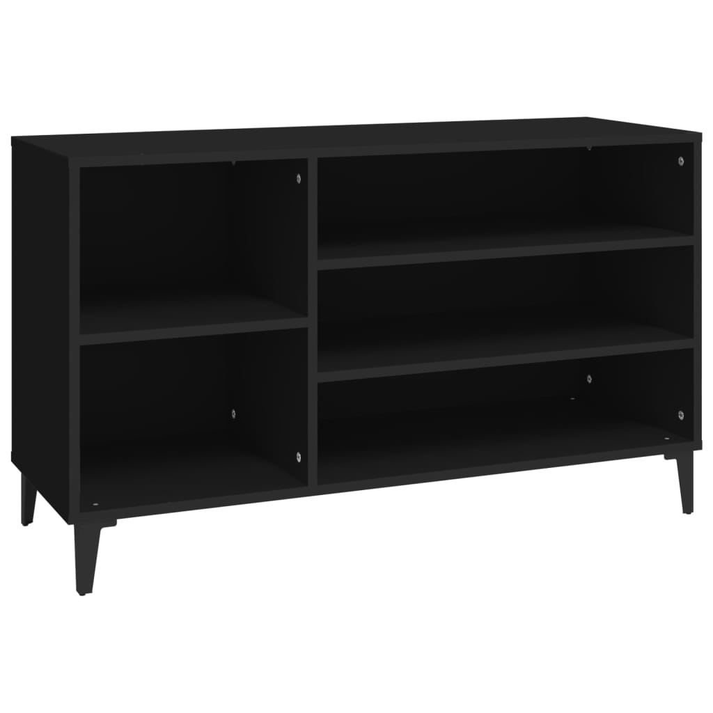 Armoire à chaussures Vidaxl 102x36x60 cm Bois de bois de propriété