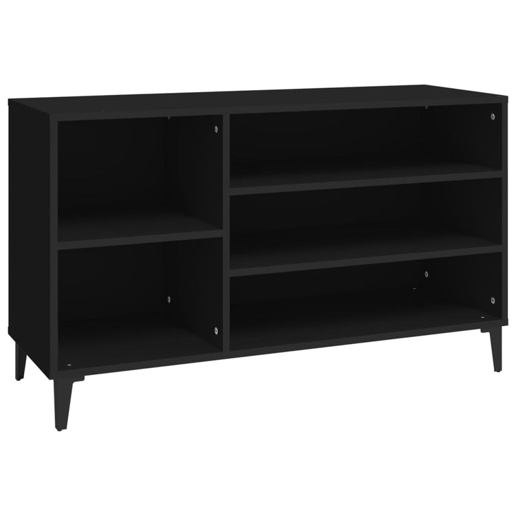 Armoire à chaussures Vidaxl 102x36x60 cm Bois de bois de propriété