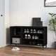 Armoire à chaussures Vidaxl 102x36x60 cm Bois de bois de propriété