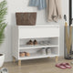 Armoire à chaussures Vidaxl 70x36x60 cm Bois de bois de propriété