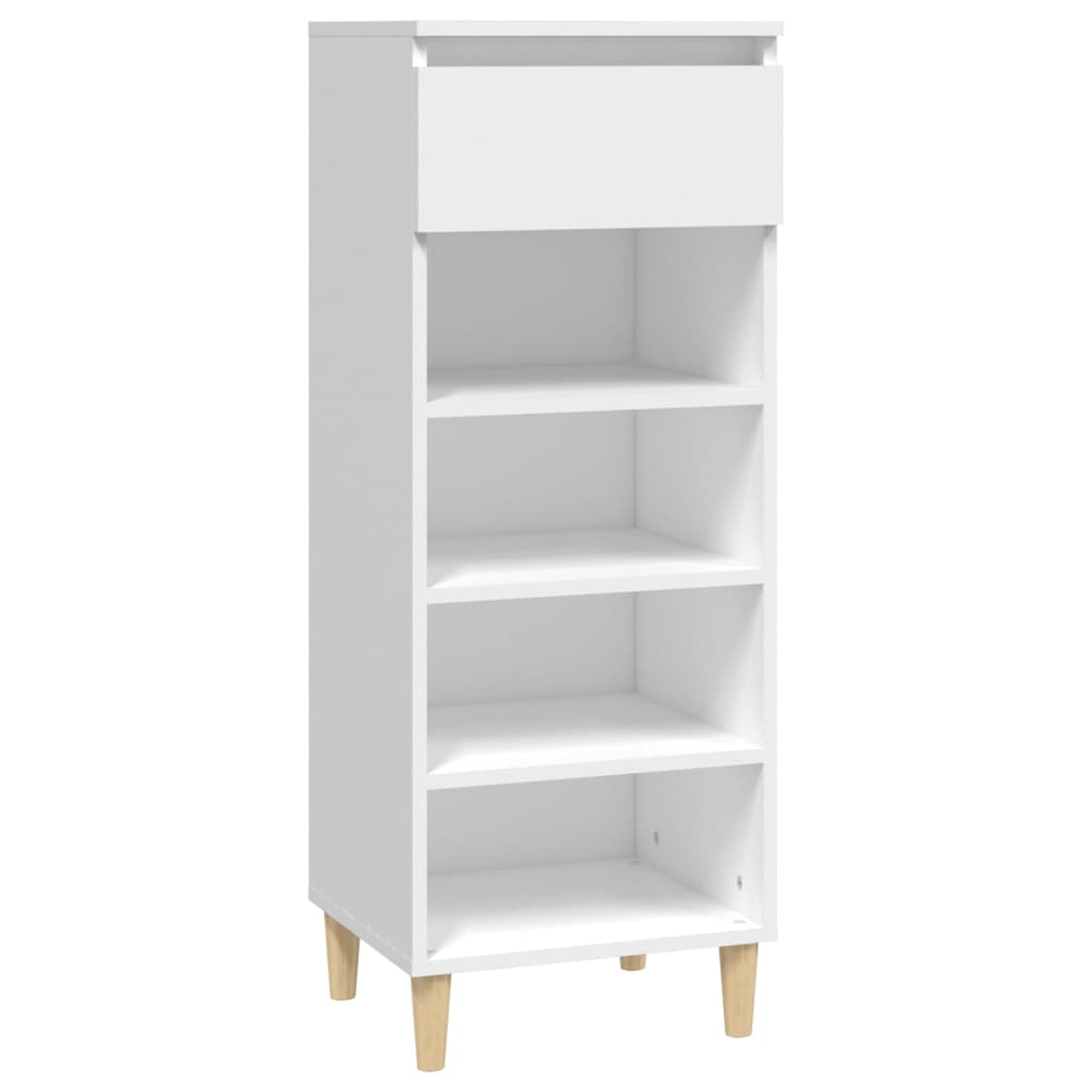 Armoire à chaussures Vidaxl 40x36x105 cm Bois de blanc transformé