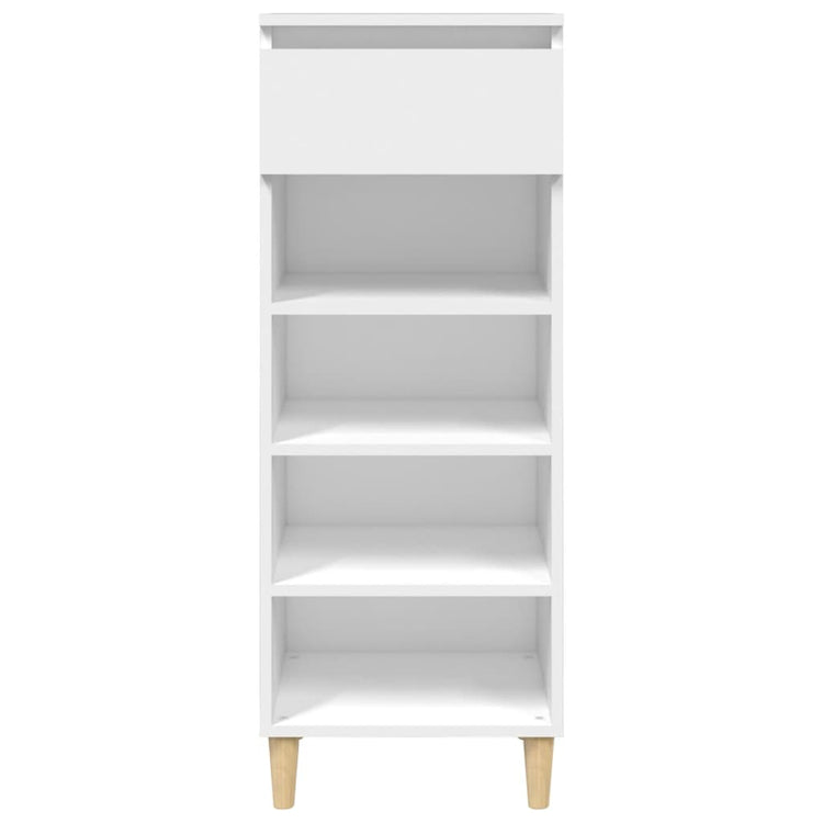 Armoire à chaussures Vidaxl 40x36x105 cm Bois de blanc transformé