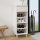 Armoire à chaussures Vidaxl 40x36x105 cm Bois de blanc transformé