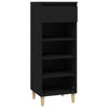 Armoire à chaussures Vidaxl 40x36x105 cm Bois de bois de propriété