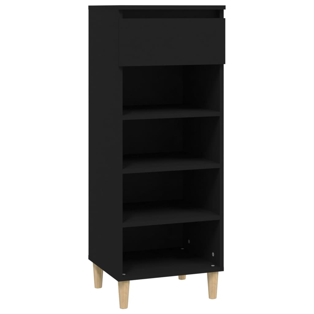 Armoire à chaussures Vidaxl 40x36x105 cm Bois de bois de propriété