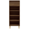 Armoire à chaussures Vidaxl 40x36x105 cm Couleur de chêne brun coupé