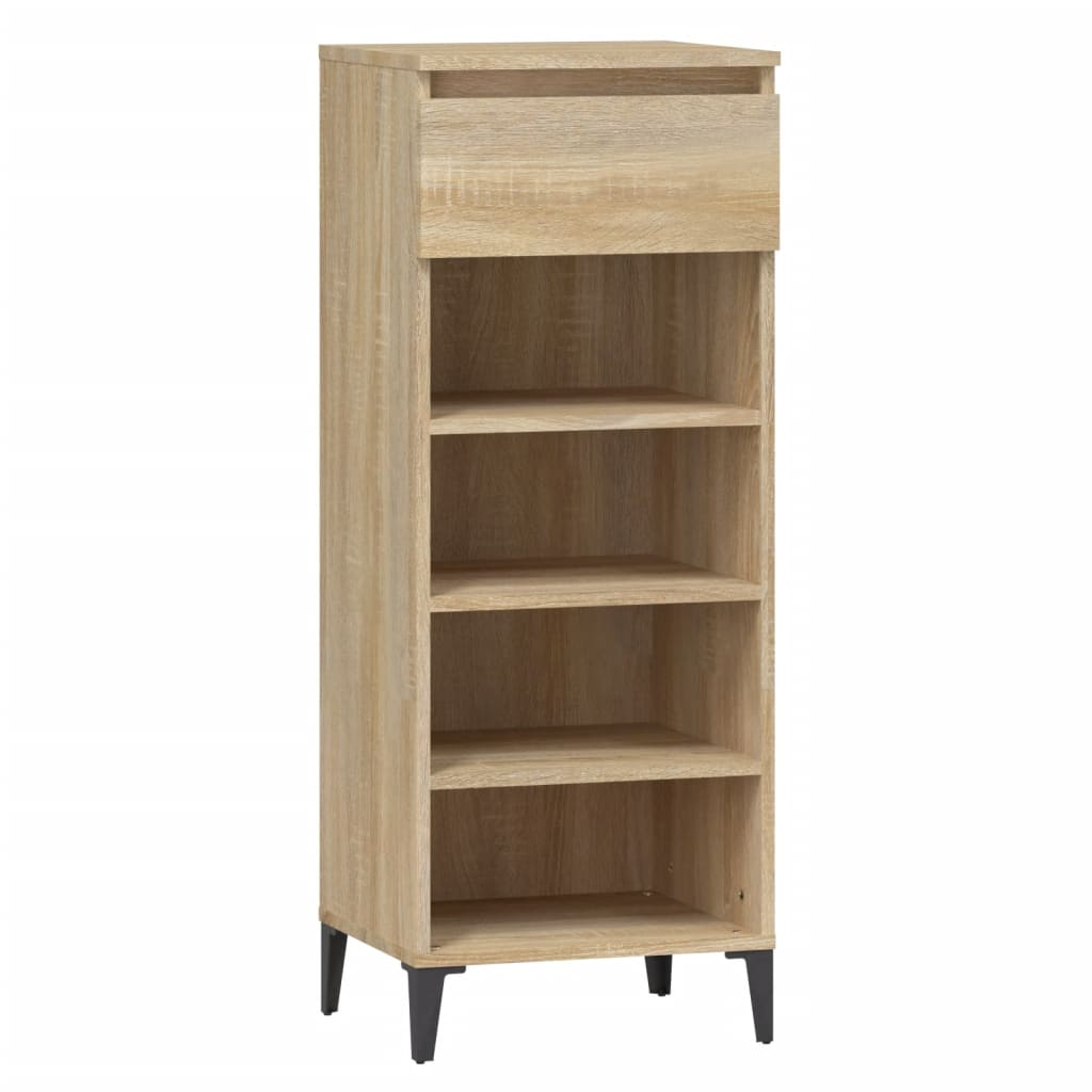 Rack de chaussures Vidaxl 40x36x105 cm Bois de chêne sonoma en bois de chêne sonoma
