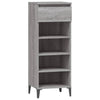 Rack de chaussures Vidaxl 40x36x105 cm en bois de bois de bois de chêne sonoma coloré