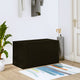 Armoire à chaussures murales vidaxl 70x35x38 cm en bois de bois propriété noir